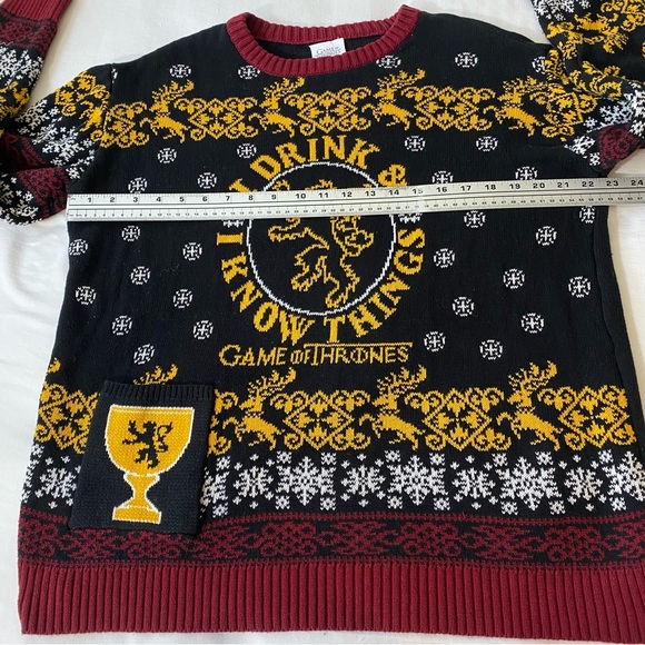 Game of Thrones The Iron Anniversary long sleeve sweater size XXL 100% cotton - Picture 6 of 10